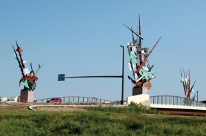 File photo - Visitors to CultureNOW can view Council Bluffs art online, including works by internationally known artists Jonathan Borofsky, Ed Carpenter, Jun Kaneko, William King, Deborah Masuoka, Albert Paley (pictured) and Brower Hatcher.